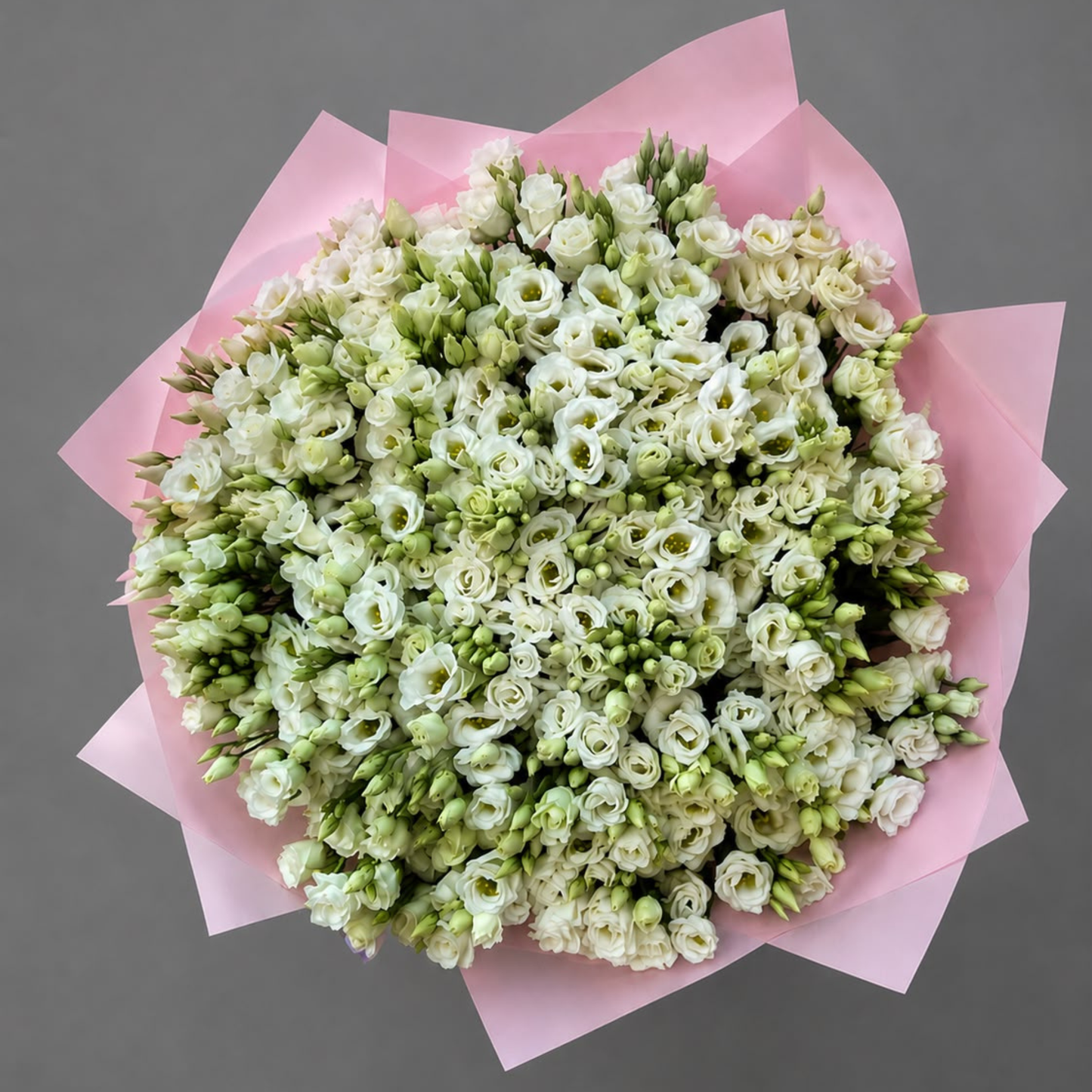 80 Lisianthus Stems – Luxury Bouquet | Premium Flower Delivery Dubai