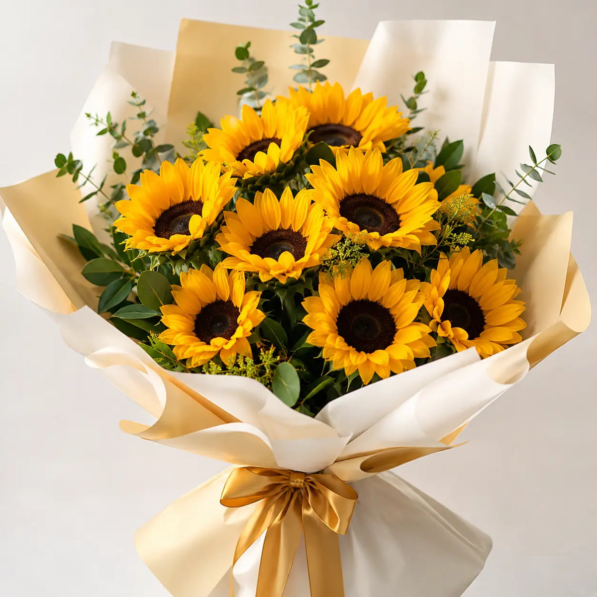 Sunflower bouquets Dubai – fresh yellow sunflower flower bouquet