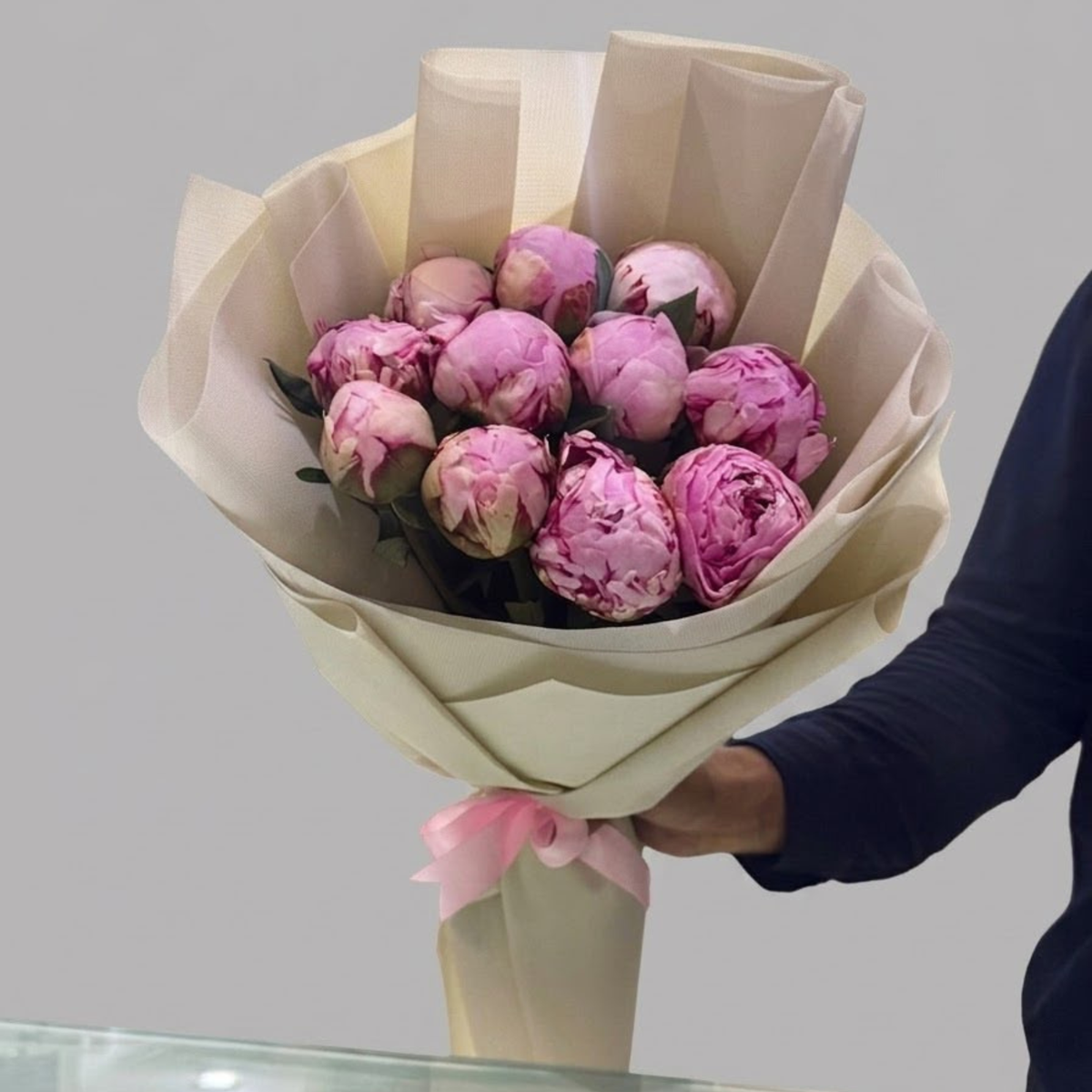 10 Pink Peonies - Next-Day Delivery