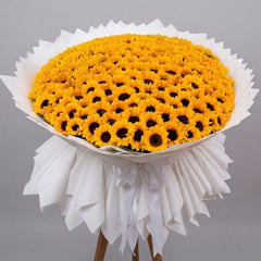 160 Sunflowers – Spectacular Grand Installation | Next-Day Dubai Delivery