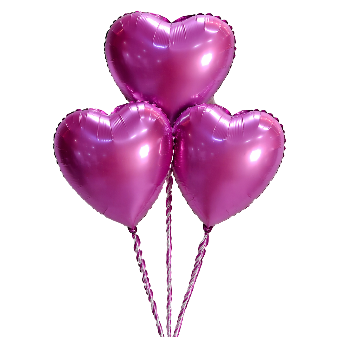 3 Helium Purple Balloons Bouquet – Perfect Add-On Gift
