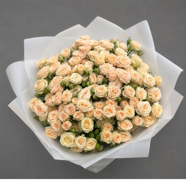 45 Baby Roses – Charming Luxury Bouquet | Same-Day Flower Delivery Dubai