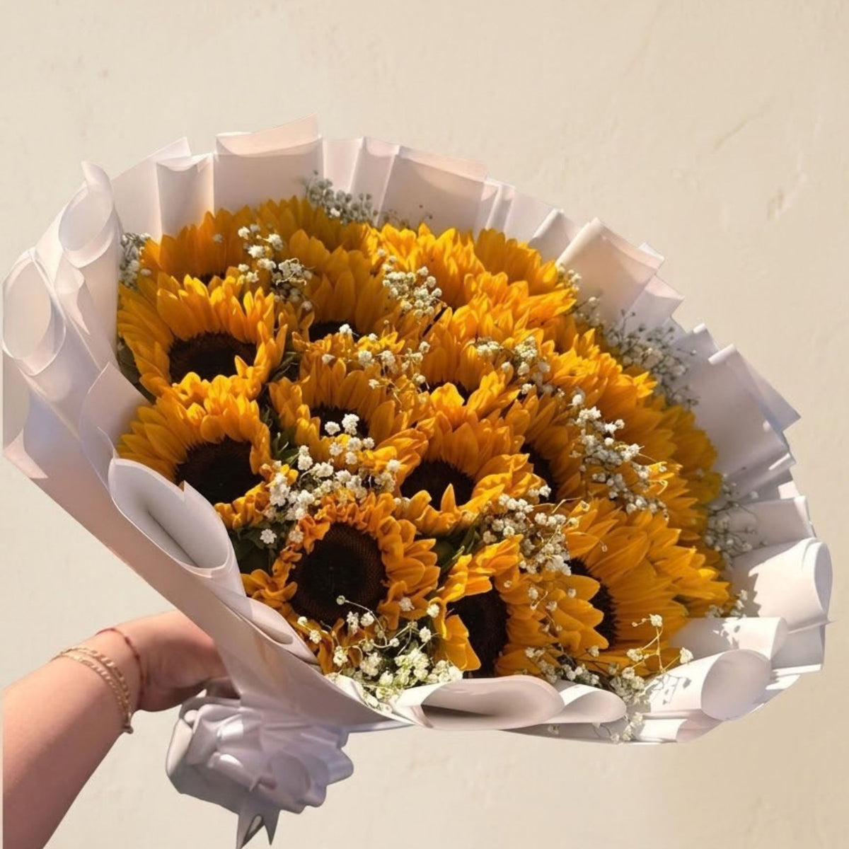 50 Sunflowers – Grand Luxury Bouquet | 5-Hour Delivery Dubai