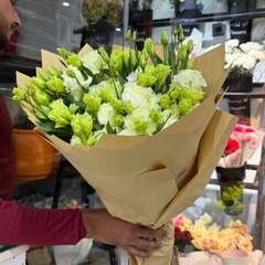 Lisianthus Flower Bouquet Premium Fresh Lisianthus Arrangement