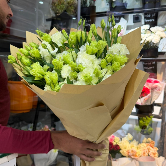 Lisianthus Flower Bouquet Premium Fresh Lisianthus Arrangement